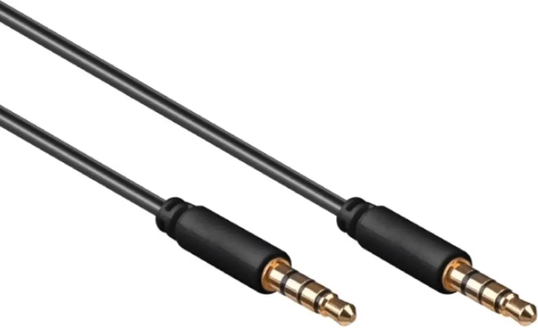 Goobay 3,5mm Jack 4-polig Audiokabel AWG28 - 1,5m - 10 Stuks