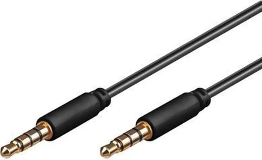 Goobay 3,5mm Jack 4-polig Audiokabel AWG28 - 1,5m - 10 Stuks