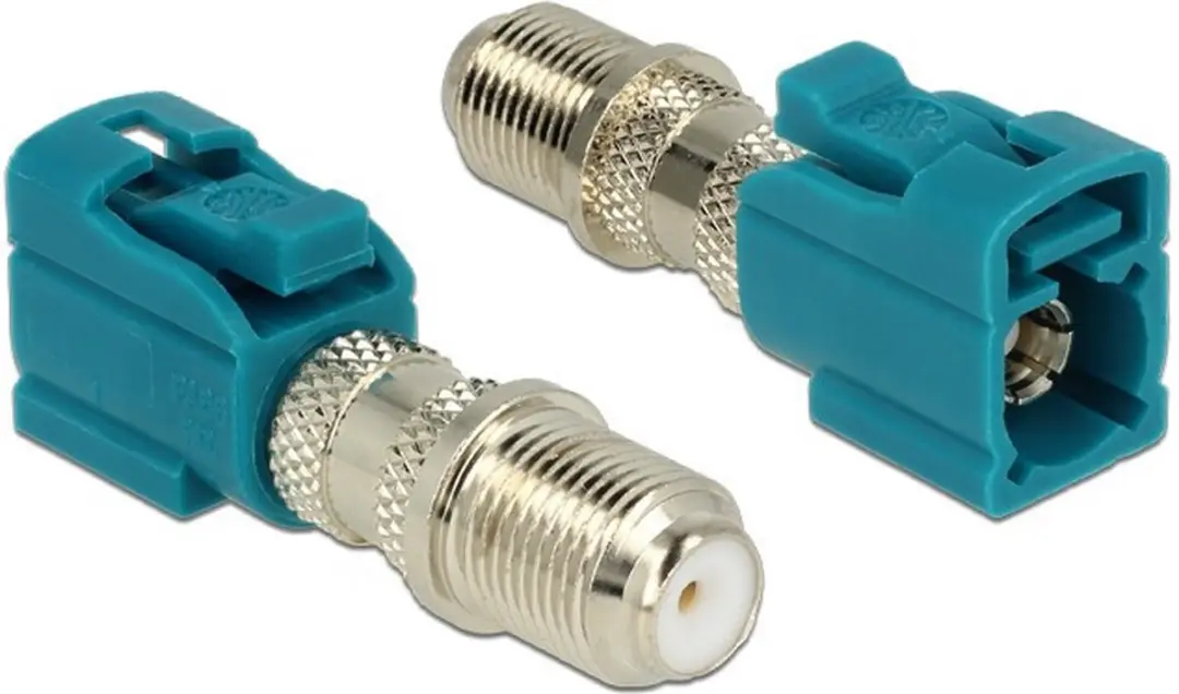 Delock Fakra Z-F Adapter 50 Ohm - Grijs/Blauw