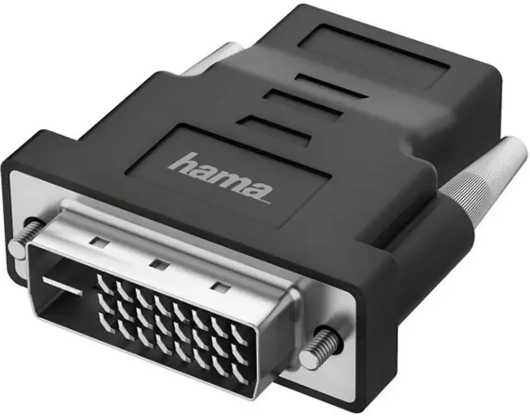Hama DVI naar HDMI Adapter 4K - Zwart
