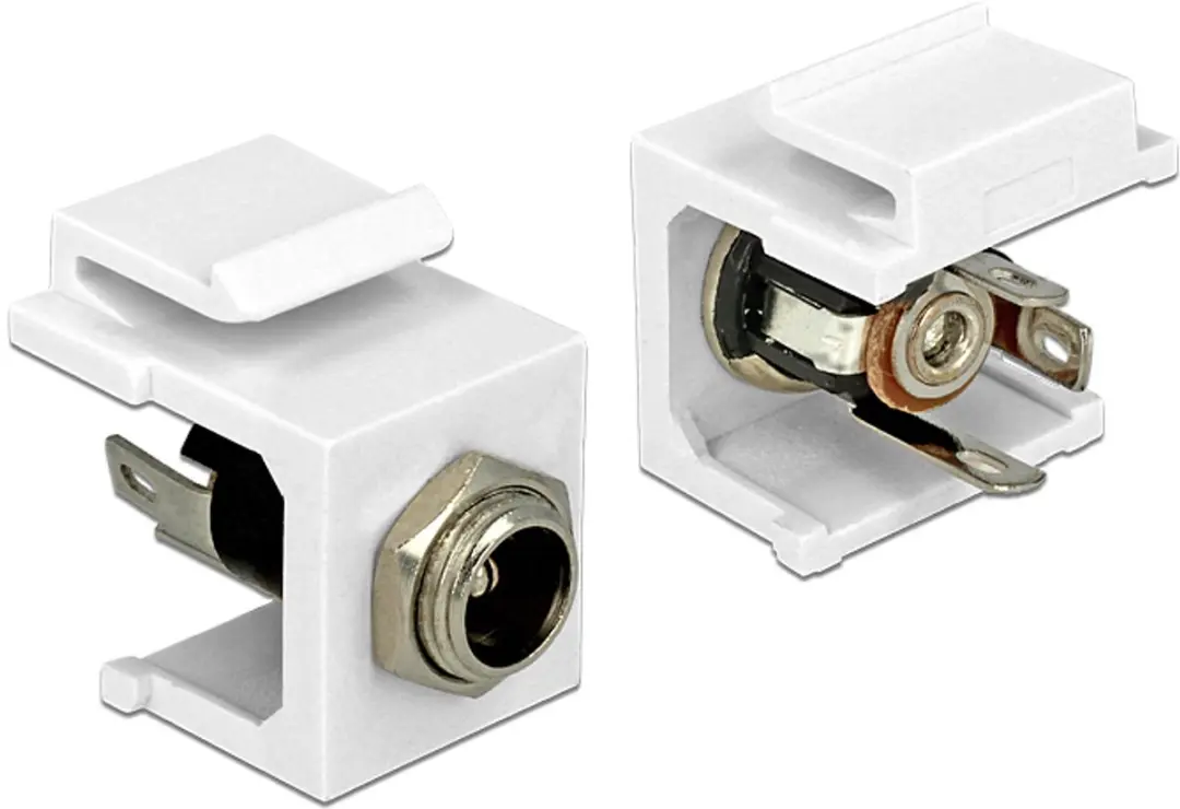 Delock Keystone Module DC 5.5x2.5mm Wit