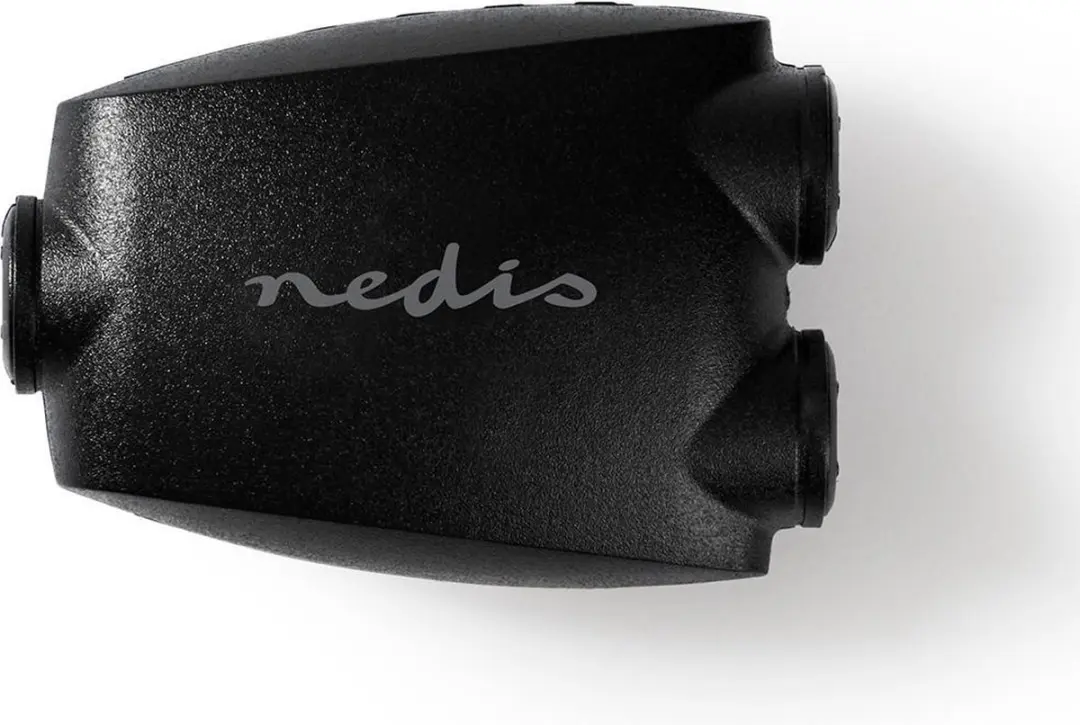 Nedis TosLink Splitter CAGB25940BK - 2x TosLink Vrouwelijk - Zwart