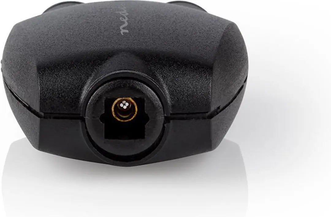 Nedis TosLink Splitter CAGB25940BK - 2x TosLink Vrouwelijk - Zwart