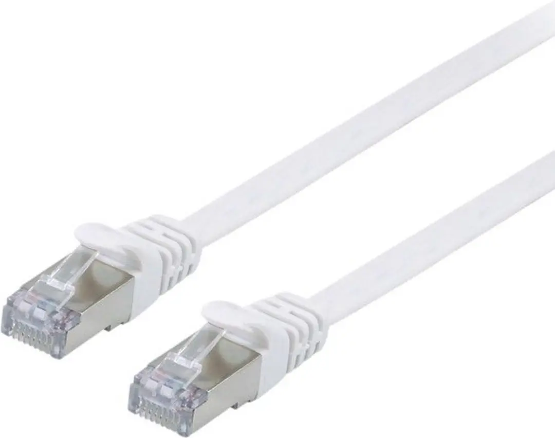 Equip 607617 Netwerkkabel Cat6a STP Wit - 0,5m