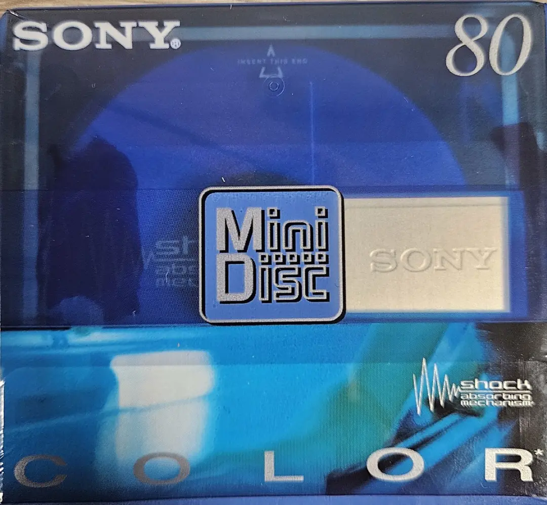 Sony 80 Min Minidisc Color Collection Shock