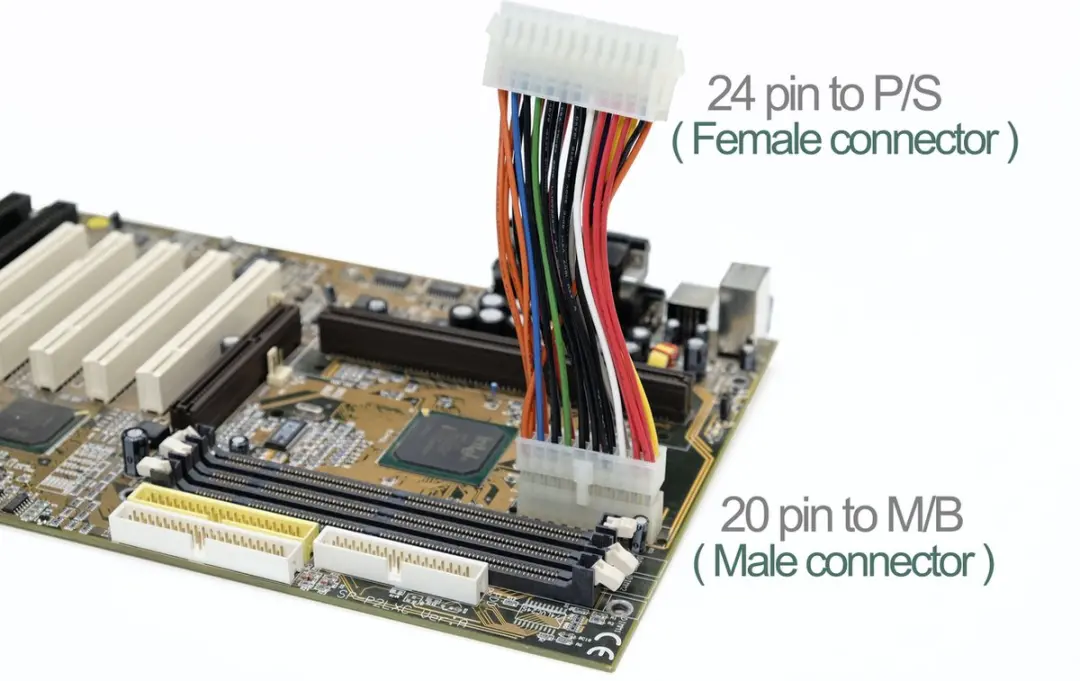 Startech ATX2024FM Moederbordadapter 20-pins naar 24-pins - Zwart