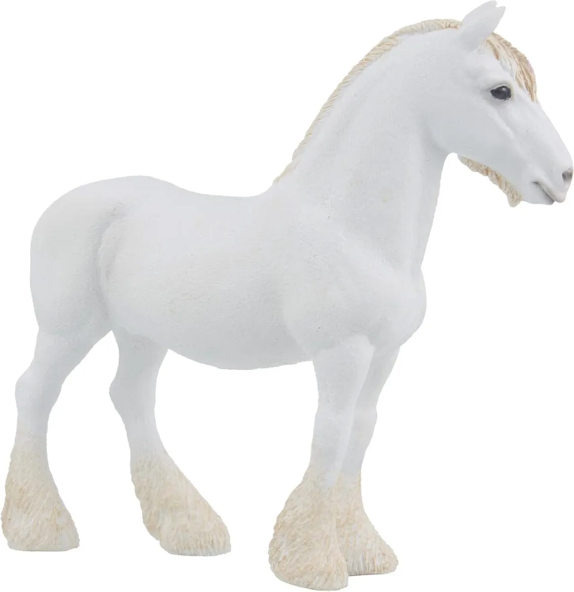 Schleich Farm World Shire Merrie Paardenfiguur - Wit