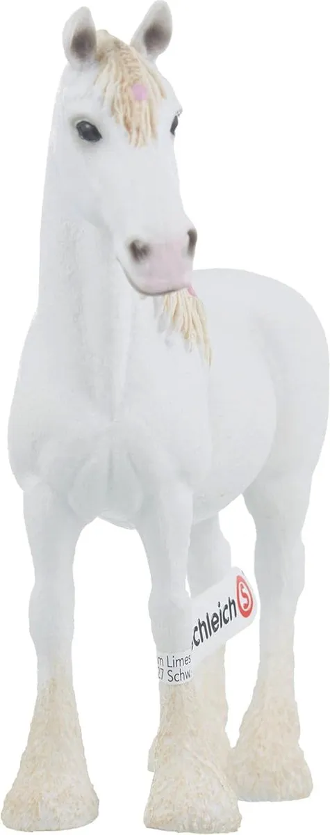 Schleich Farm World Shire Merrie Paardenfiguur - Wit