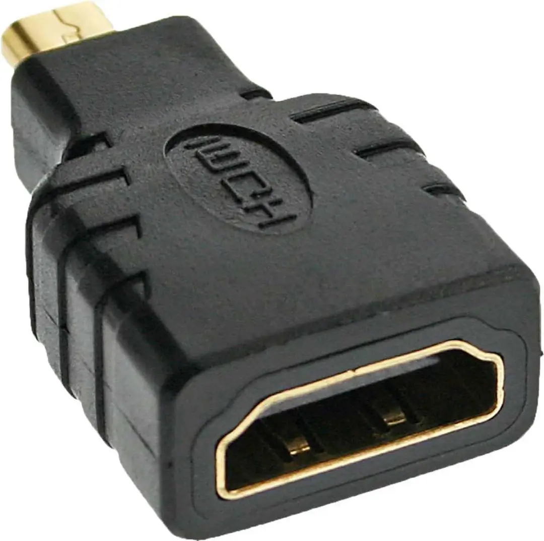 InLine Micro HDMI naar HDMI Adapter 2.0 4K 60Hz