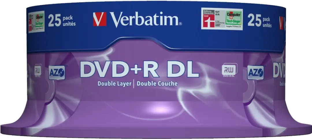 Verbatim DVD+R DL 8,5GB 8x SP MATT SILVER SURFACE