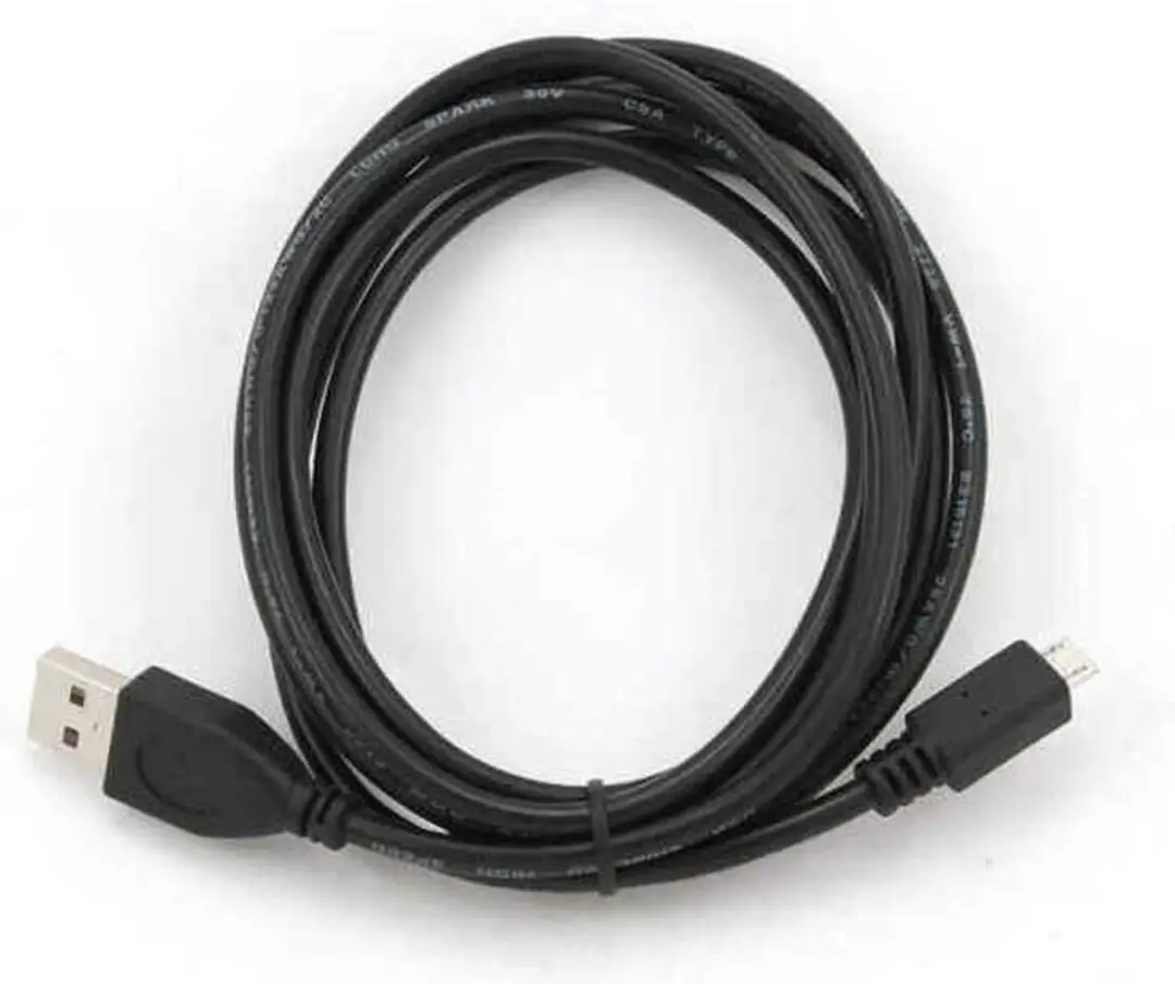 Gembird USB 2.0 A naar Micro USB B Kabel 1m - Zwart