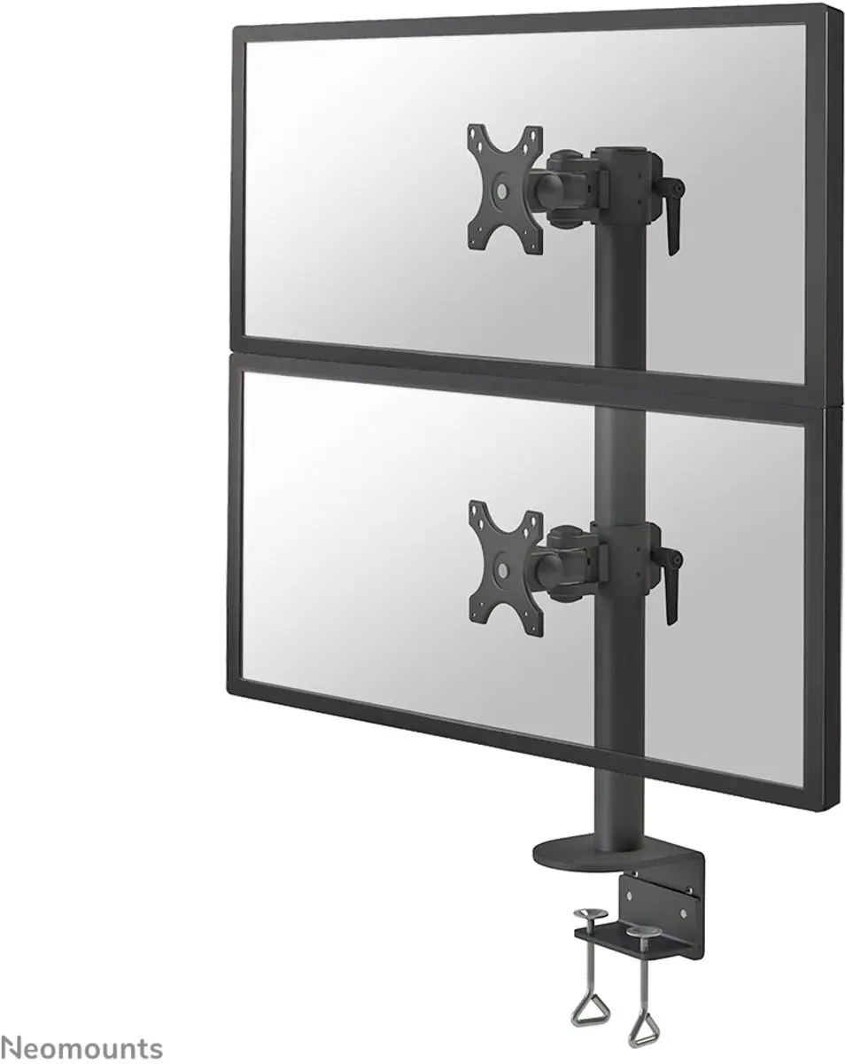 Neomounts FPMA-D960DVBLACKPLUS Monitorarm 2 schermen
