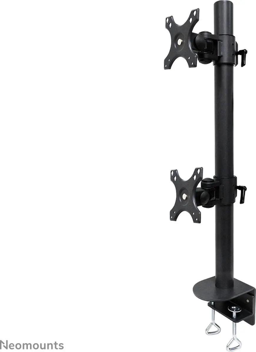 Neomounts FPMA-D960DVBLACKPLUS Monitorarm 2 schermen - 17-49" - 0-15 kg - afbeelding 6 van 6