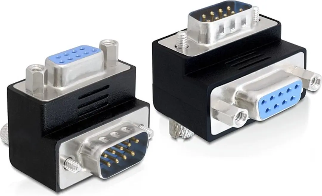 Delock Sub-D 9 Pin Adapter 270° Gewinkelt