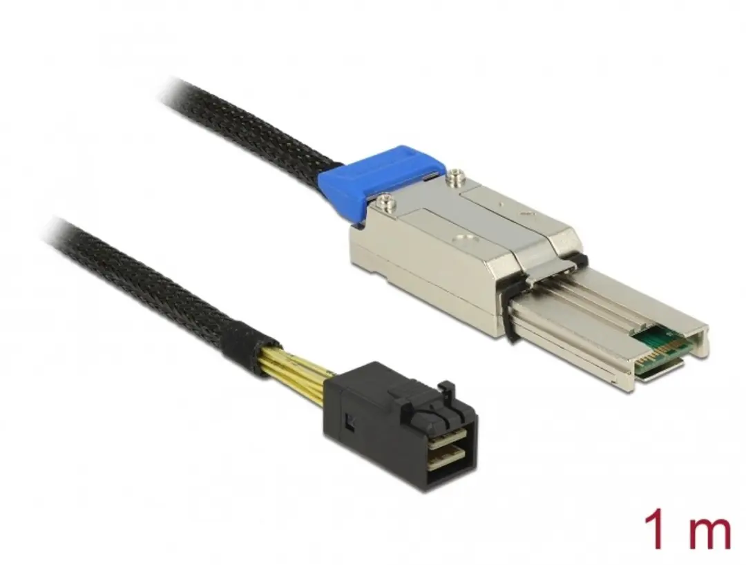 Delock Mini SAS SFF-8088 naar SFF-8643 Kabel 1m