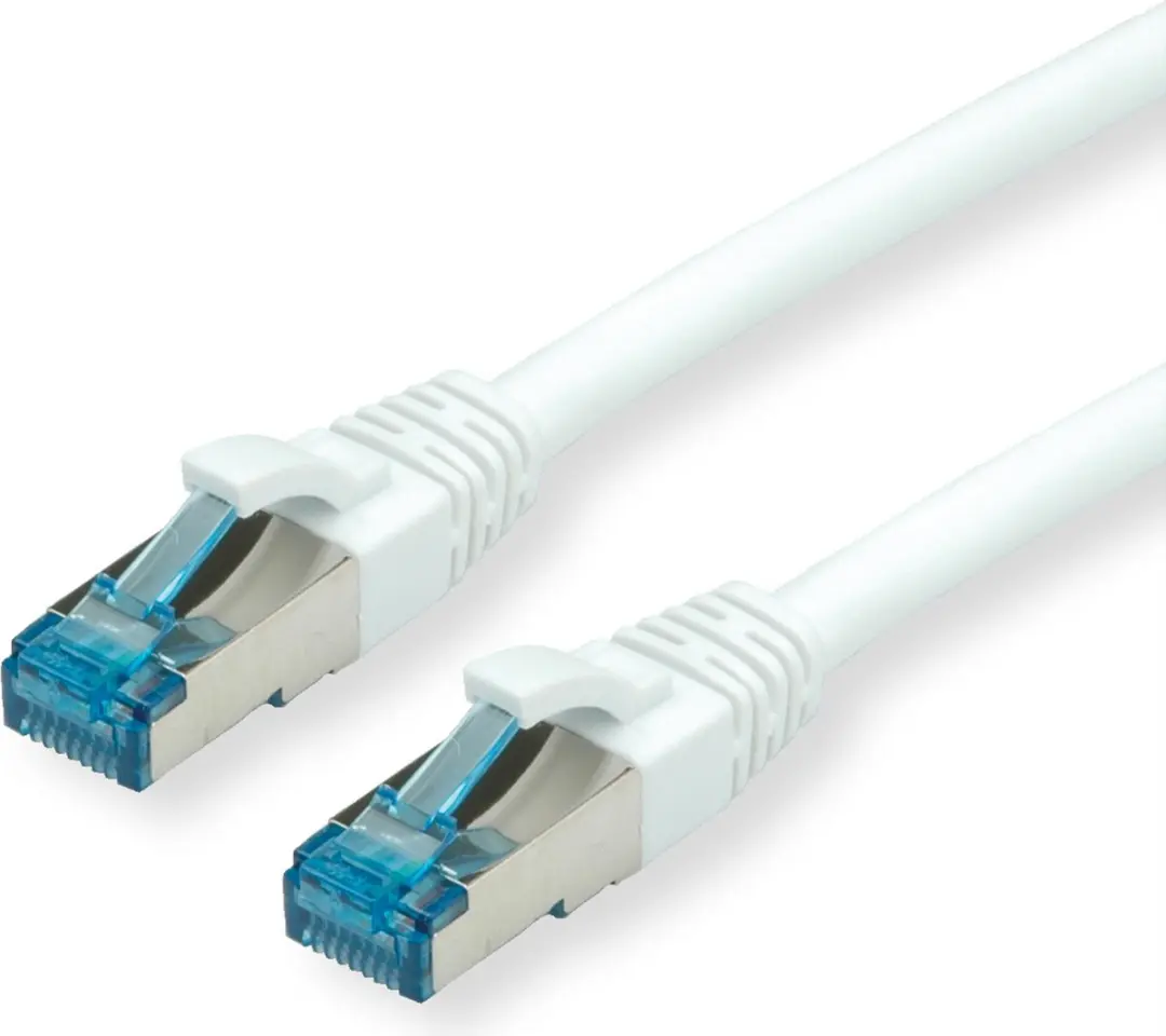 Value Patchkabel Kat.6A S/FTP LSOH Wit 0,3m