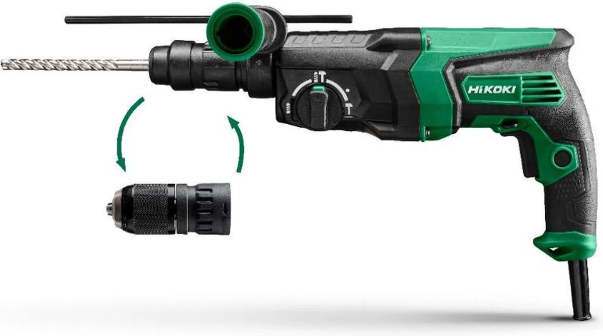 Hikoki DH26PMCWSZ Boor-Breekhamer SDS Plus 830W - 2 Snelheden