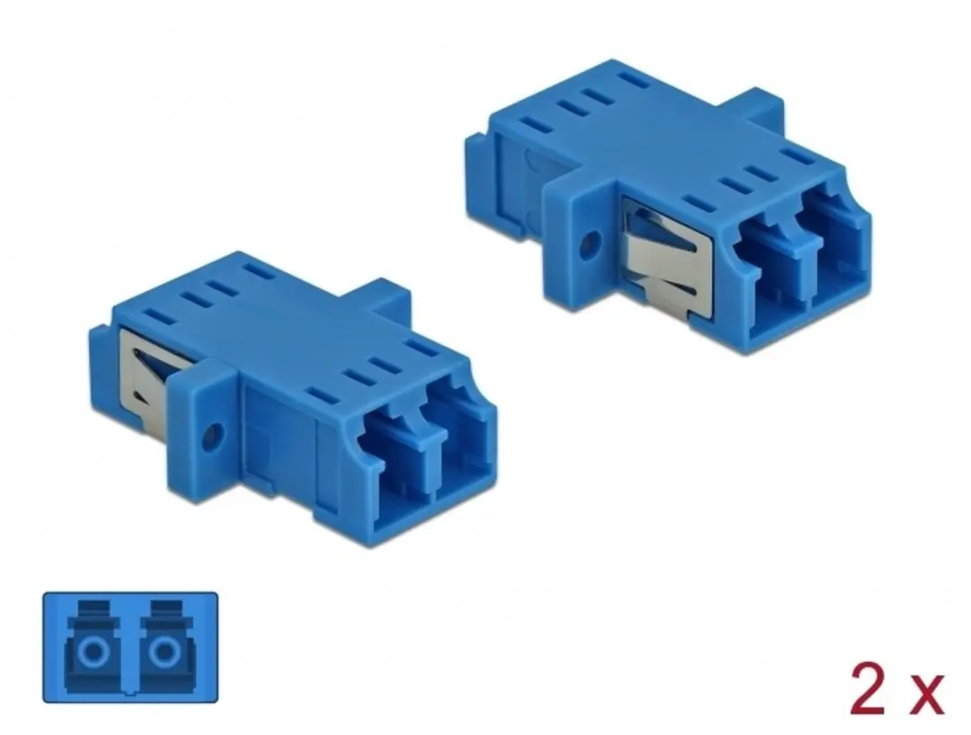 Delock LC Duplex Koppler Single-mode
