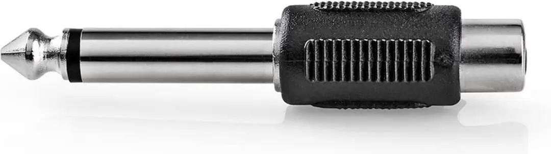 Nedis Mono-Audioadapter 6,35mm Male naar RCA Female