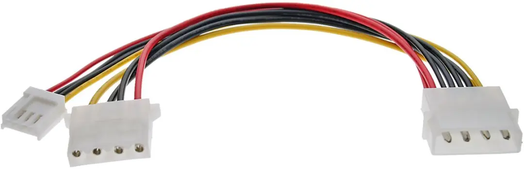 InLine Power Y-kabel 5,25/3,5mm