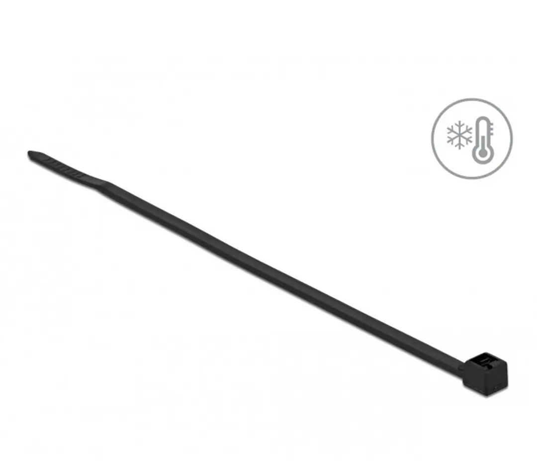 Delock Tie-wraps 100 Stuks - 2,5mm - Zwart