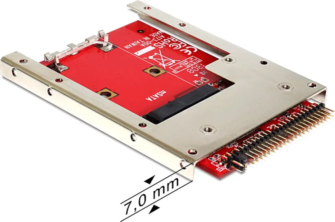 Delock IDE 44-pins naar mSATA Converter