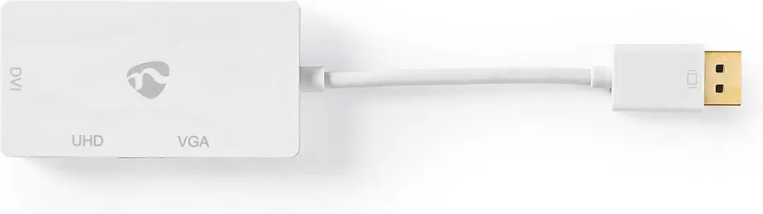Nedis DisplayPort-adapter CCGP37366WT02 - 4K@60Hz - Wit - afbeelding 6 van 6