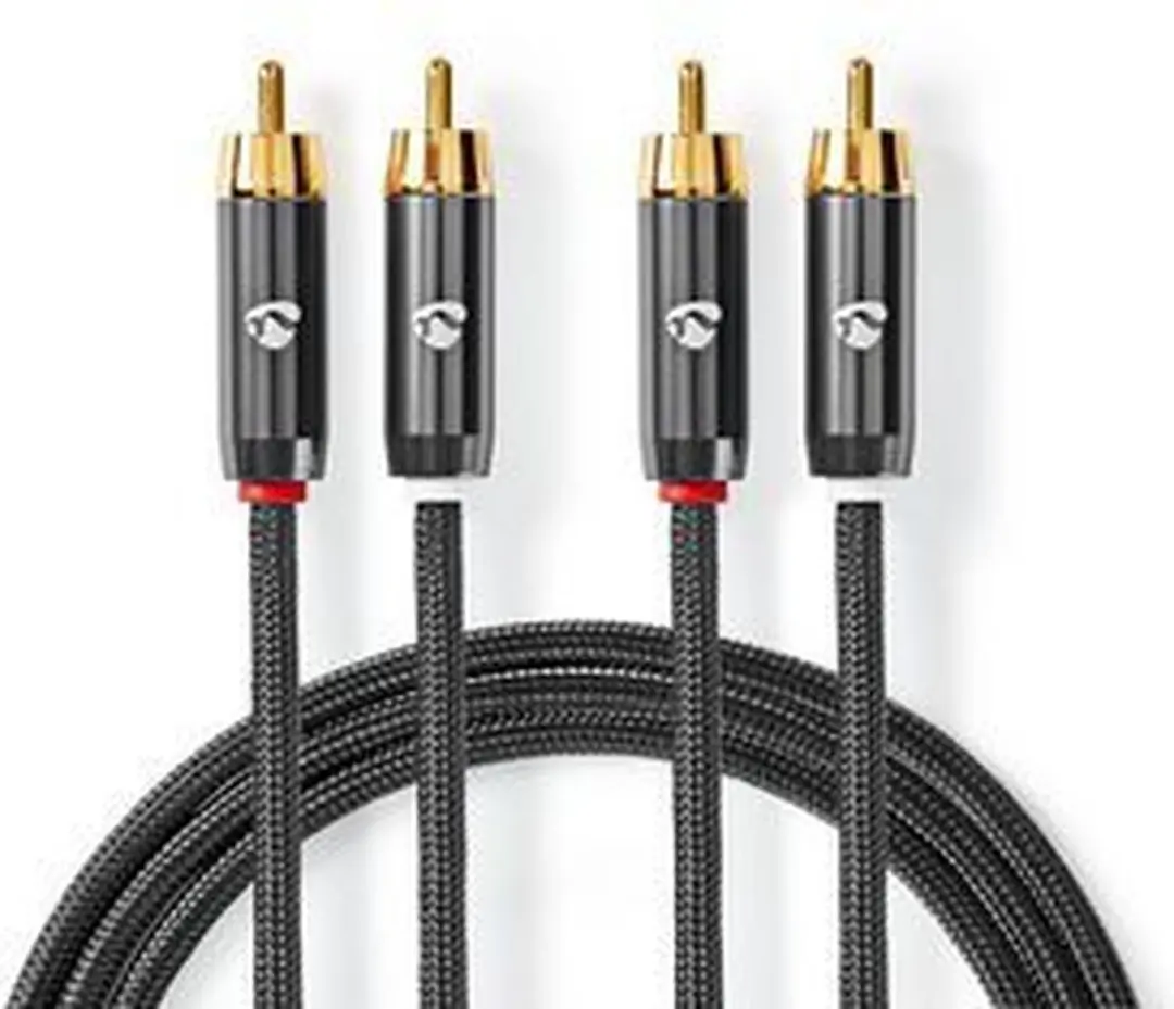 Nedis Stereo-Audiokabel RCA 2.0m