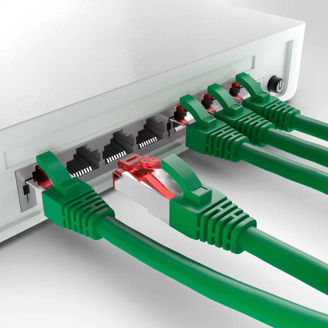 Goobay Wentronic 68289 Cat 6 UTP-kabel 1m - Groen