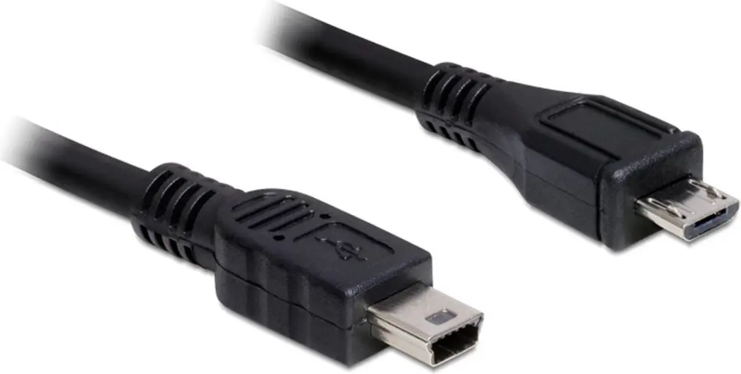Delock USB2.0 microB/miniB Kabel 1m