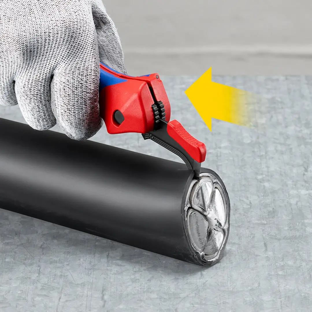 Knipex 16 50 145 SB Draadstripmes - Ronde kabel 7mm