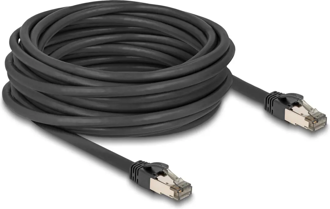 Delock Cat.6A U/FTP Netwerkkabel 10m - Zwart