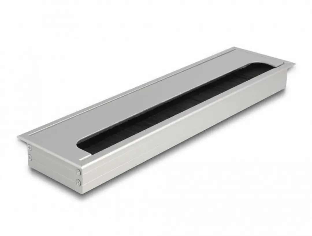 Delock Kabeldoorvoer met borstel 300x80x28mm