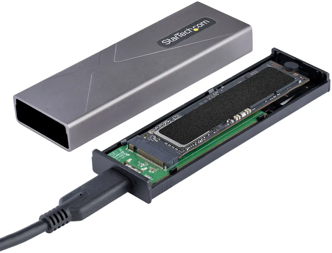 Startech M2-USB-C-NVME-SATA USB-C M.2 SSD Behuizing - Metaal