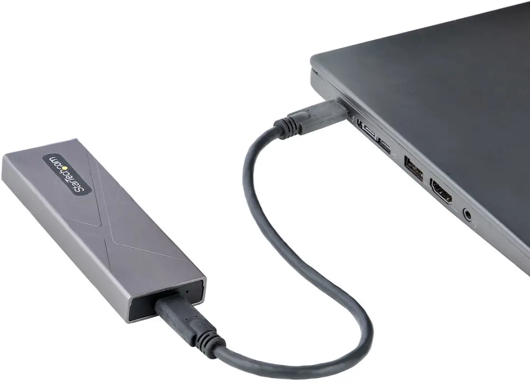 Startech M2-USB-C-NVME-SATA USB-C M.2 SSD Behuizing - Metaal