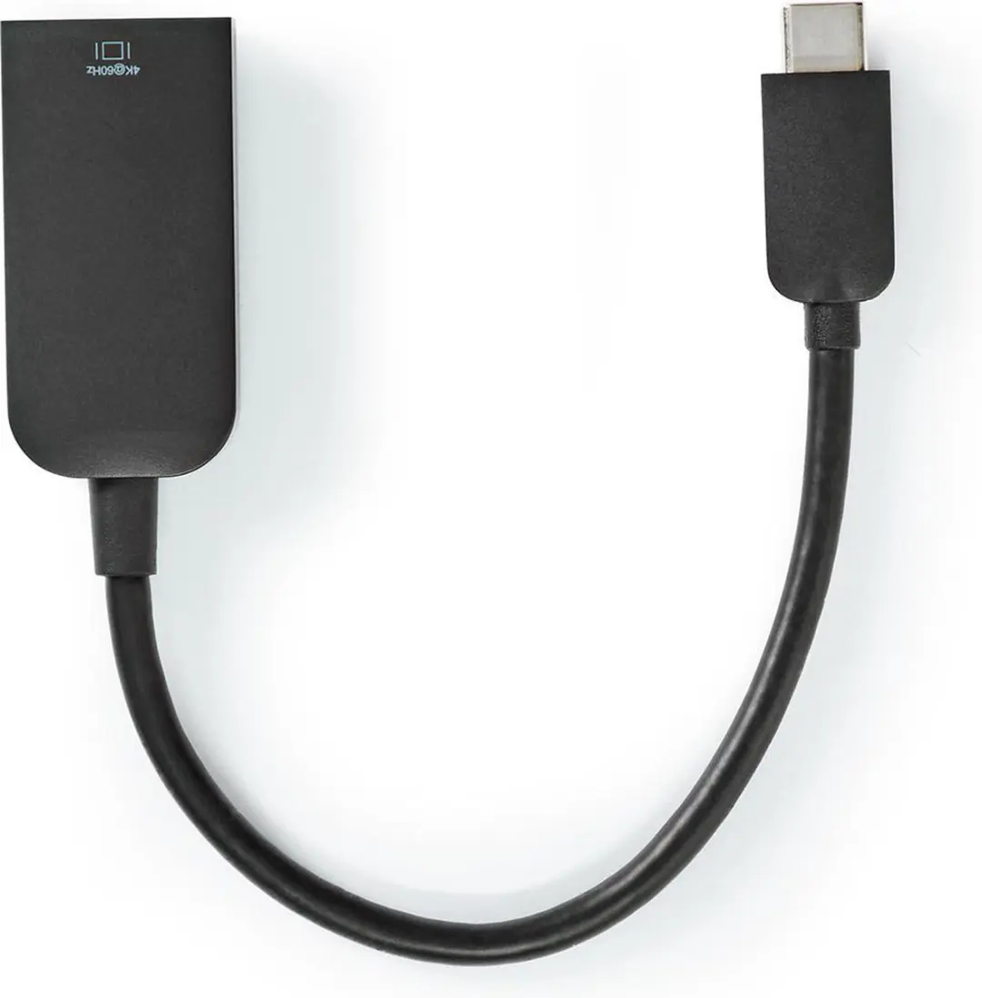 Nedis USB-C HDMI Adapter CCGB64652BK02 - 4K@60Hz - 0,2m - Zwart