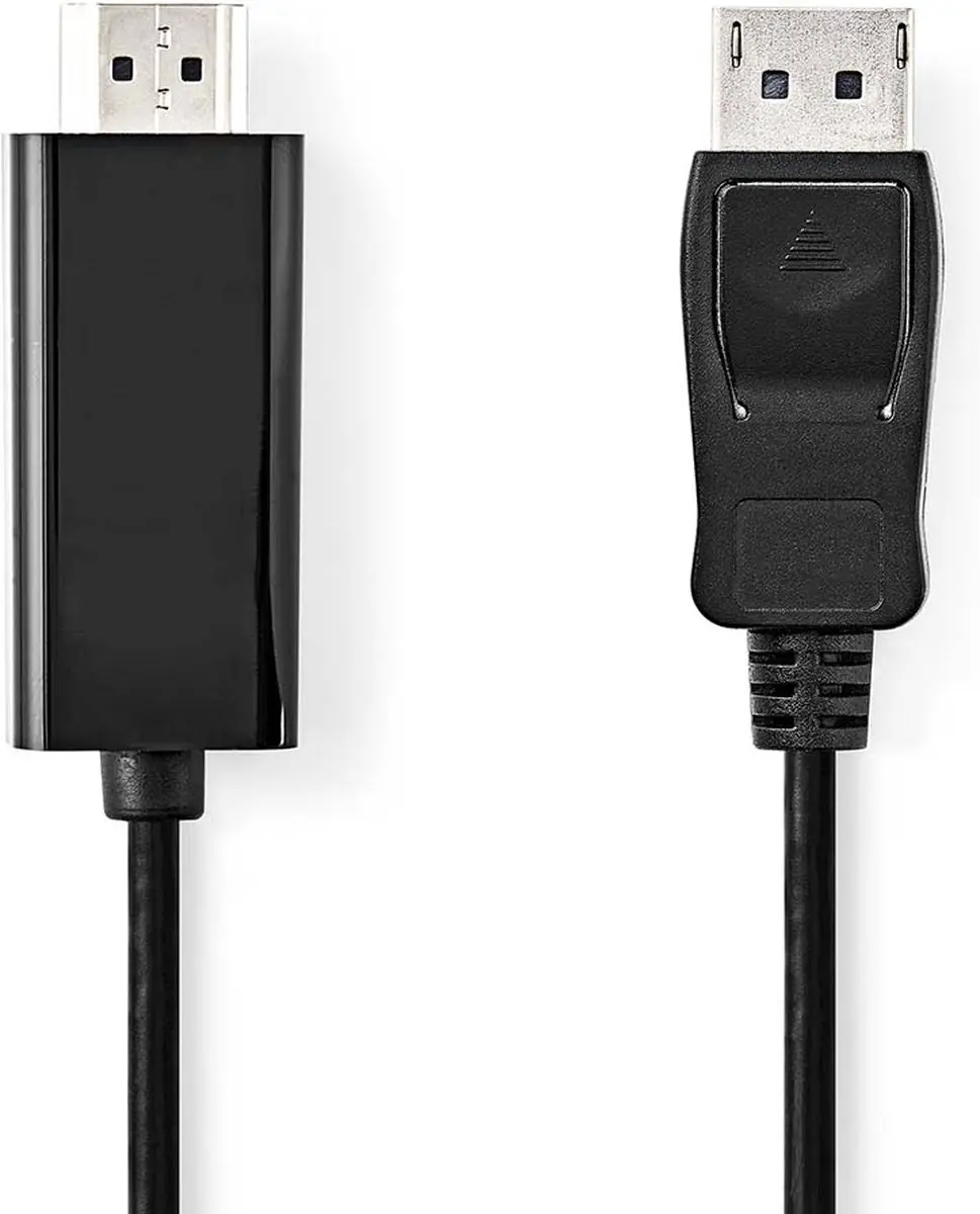 Nedis DisplayPort naar HDMI Kabel 2m - 4K@30Hz - Zwart