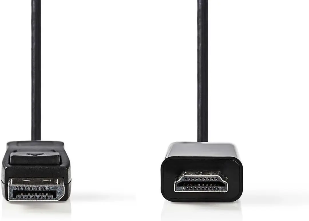 Nedis DisplayPort naar HDMI Kabel 2m - 4K@30Hz - Zwart