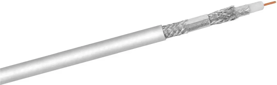 Goobay 120dB Coaxiale Kabel 4x Shielded CCS - 10 Stuks