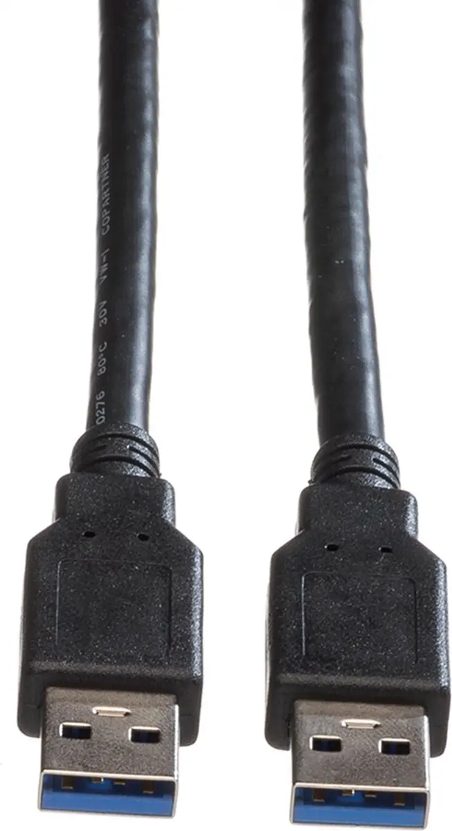 Roline USB 3.2 Gen 1 A-A Kabel 3m - Zwart