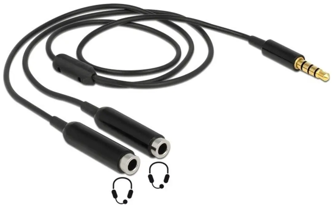 Delock 3,5mm Jack 4-polig Audio Splitter