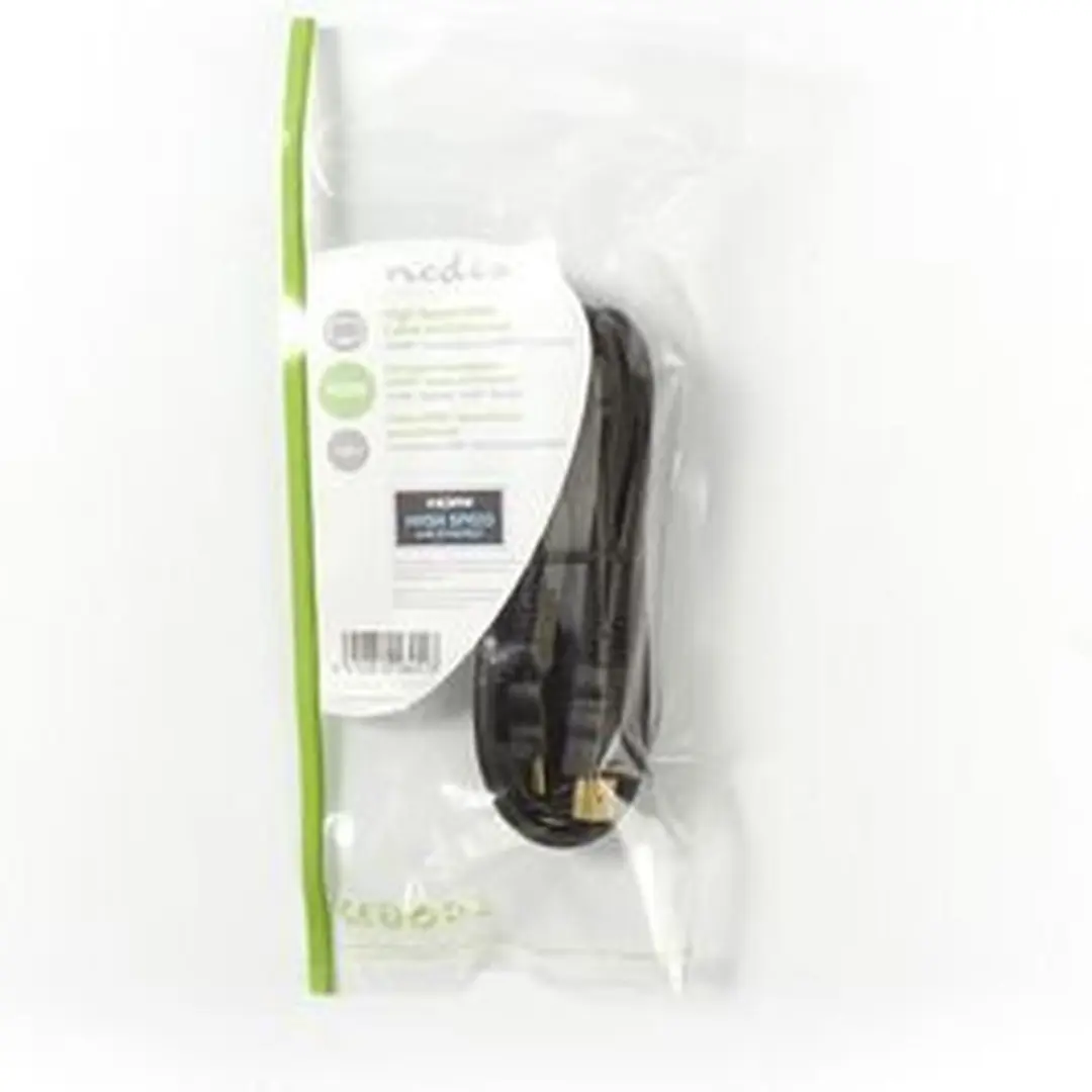 Nedis HDMI-Kabel CVGP34000BK10 4K@30Hz - 1m - Zwart