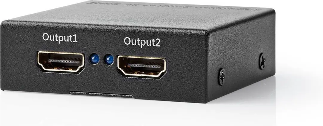 Nedis HDMI-Splitter VSPL3472AT - 2x HDMI Output 4K@60Hz - Antraciet