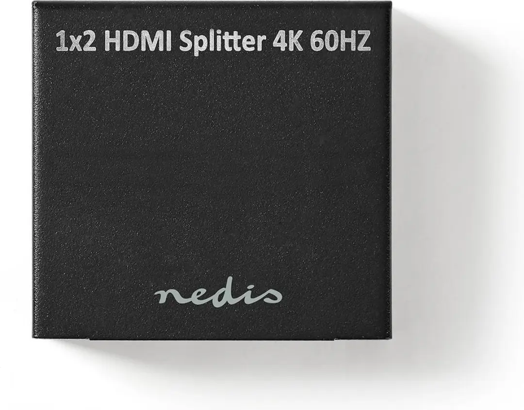 Nedis HDMI-Splitter VSPL3472AT - 2x HDMI Output 4K@60Hz - Antraciet