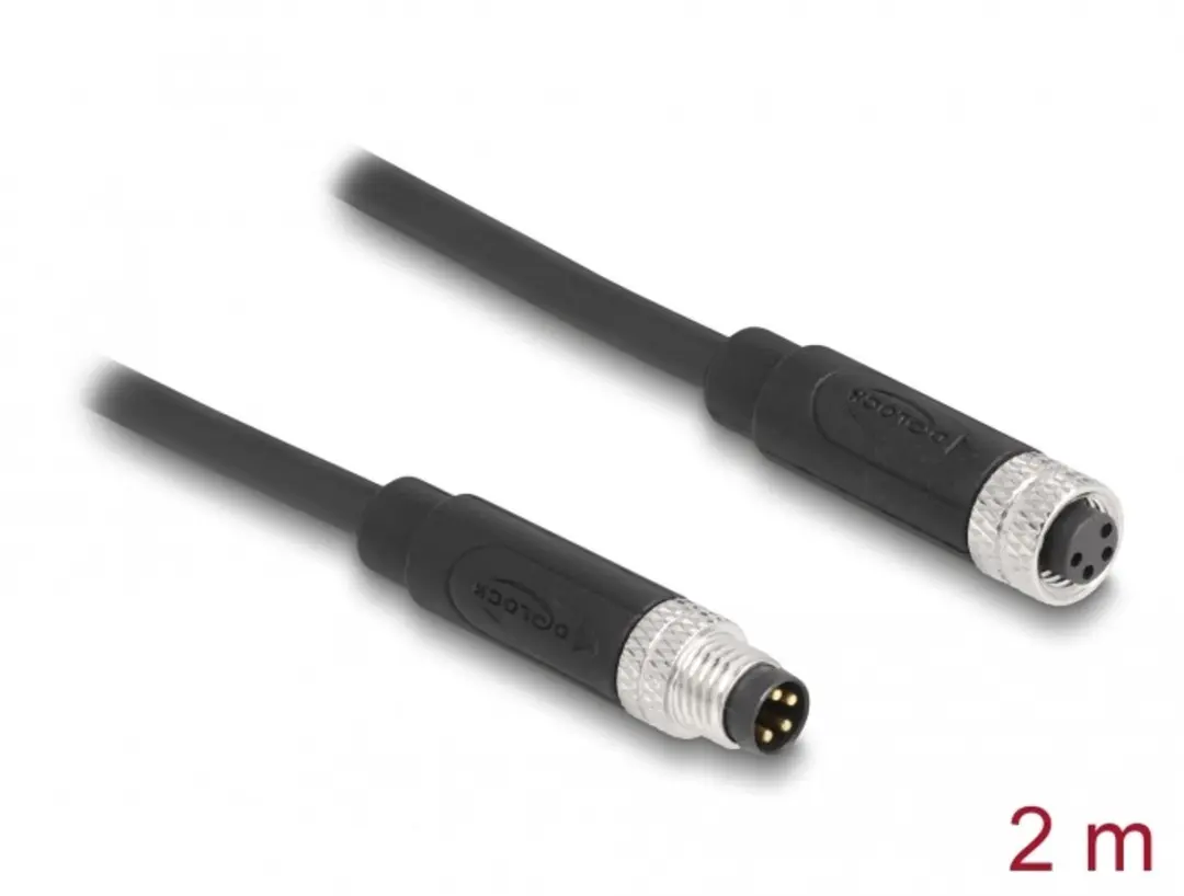 Delock M8 4-pin A-coded Kabel