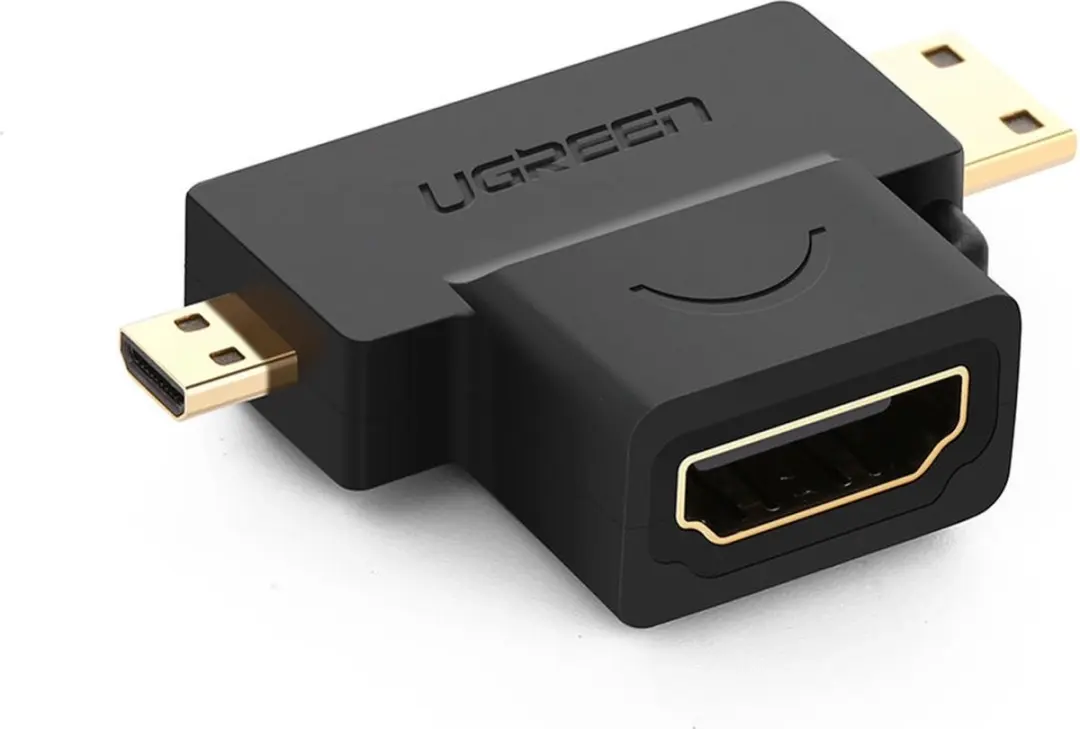 Ugreen HDMI naar Mini/HDMI Adapter - Zwart