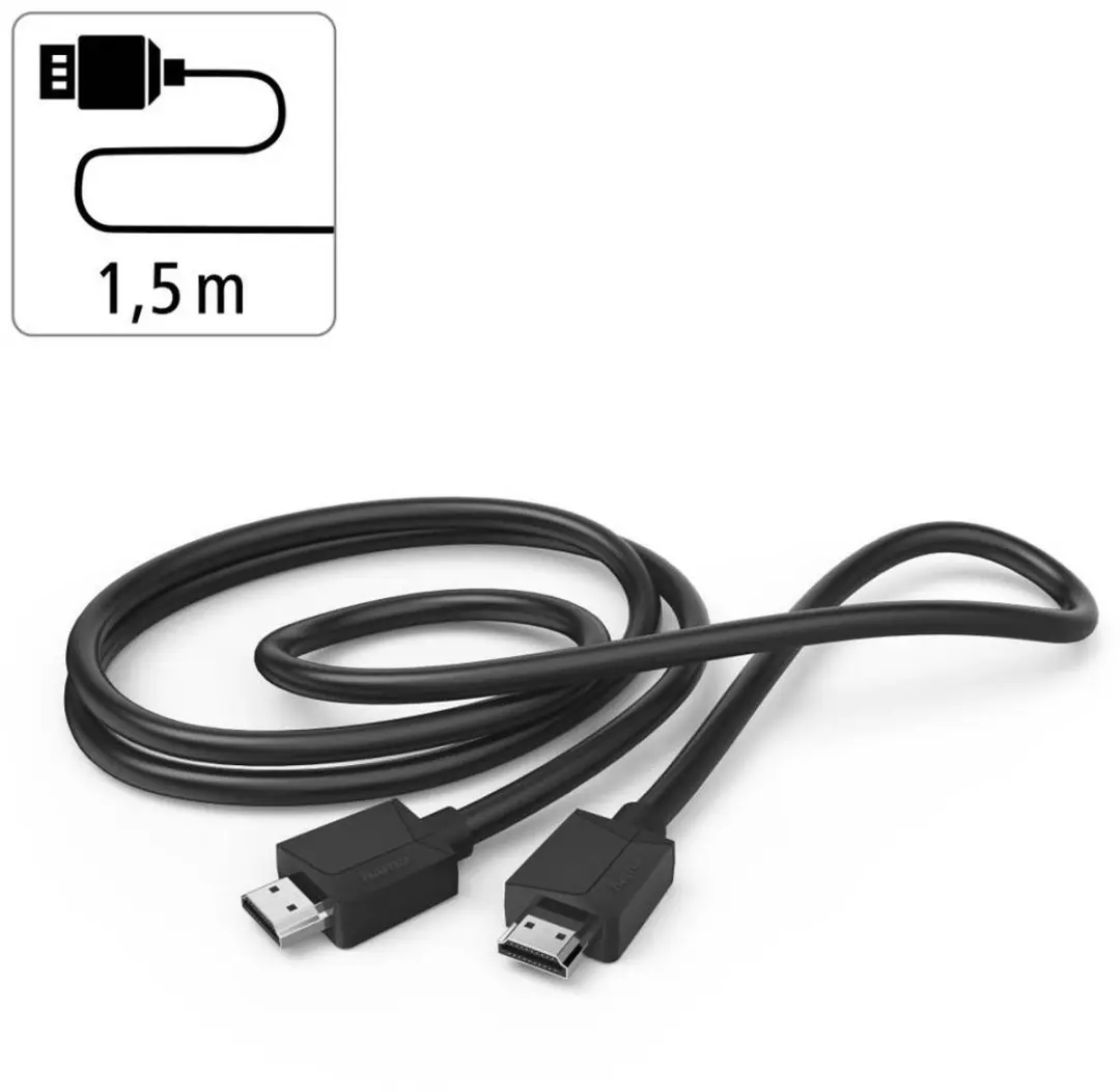 Hama High-Speed HDMI-kabel 4K 1,5m - Zwart