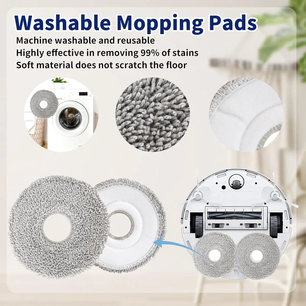 21 Stuks Accessoires Kit gescht voor ECOVACS Deebot N30 OMNI/N30 PRO OMNI Robot Stofzuiger, Vervangende Onderdelen Hoofdborstel, Zijborstel, Filter, Wasbare Dweilpads, Stofzak