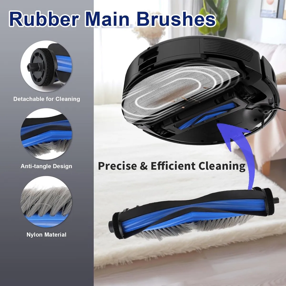 21 Stuks Accessoires Kit gescht voor ECOVACS Deebot N30 OMNI/N30 PRO OMNI Robot Stofzuiger, Vervangende Onderdelen Hoofdborstel, Zijborstel, Filter, Wasbare Dweilpads, Stofzak