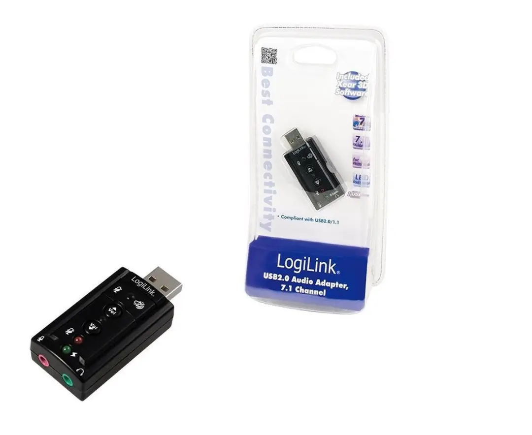 LOGILINK - geluidskaart - UA0078 - 7.1 - USB2.0